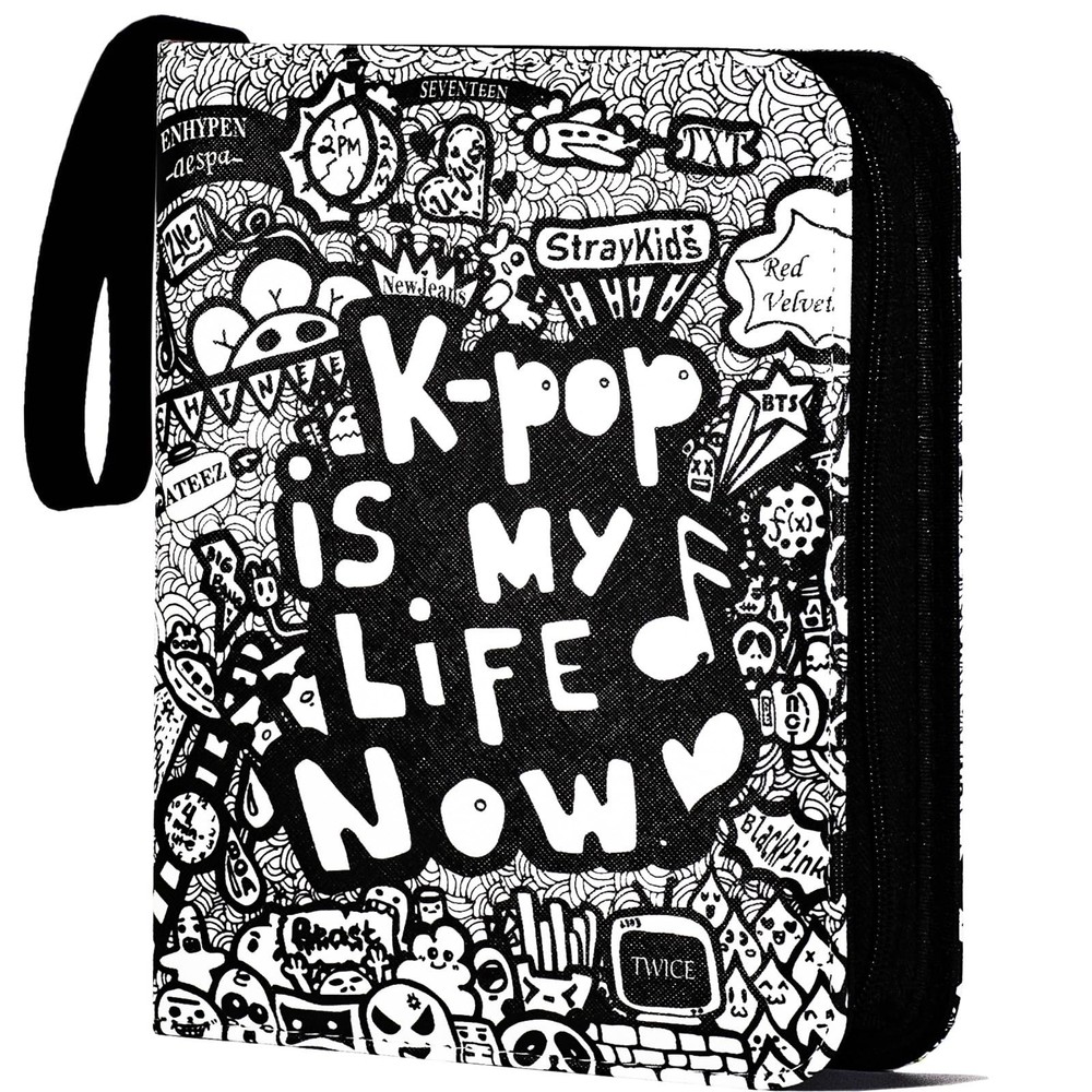 Kpop Photocard Binder Holder 440 Pockets Album A5 3 Ring Binder Pages, Photo …