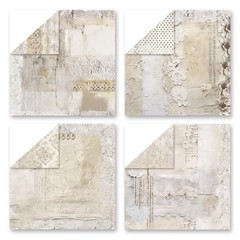 Wedding Scrapbook Paper 12×12, 24 Sheets Double-Sided Decorative A-Wedding