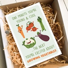 Funny Gardener Birthday Card for Woman Man, Humorous Birthday Card for Family…