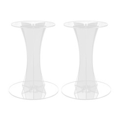Acrylic Flower Freestanding Display Stand Clear Vase Stand Party Events 60cm USA