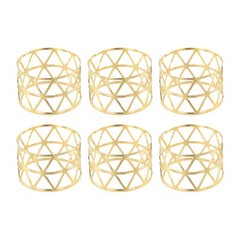 6x Alloy Napkin Rings Wedding Towel Holder /Buckle Dinner Table Party Banquet.