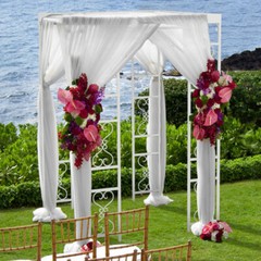 Heavy Duty Metal Garden Pergola Wedding Arbor Arch Gazebo Trellis for Party