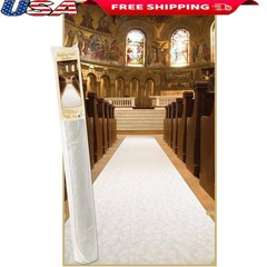 Floral Aisle Runner Wedding Decoration Polyester Non-Woven Ceremony 3ft x 100ft