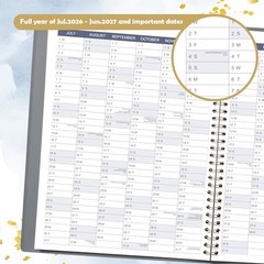 Appointment Book 2026-2027 – Weekly 2026-2027 Weekly Appointment Book – Grey
