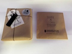 TRAVELER’S notebook Passport size Black – Narita Airport Limited Brass Tag