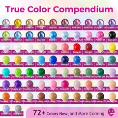 Bezente Assorted Rainbow Latex Balloons, 100 Pack 12 inch Round Helium Bright Co