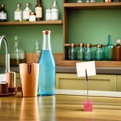 20Pcs Reusable Wood Table Number Holders with Strong Metal Clip for Office Use