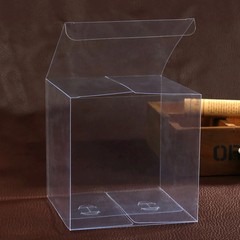 50pcs Transparent Plastic Gift Box PVC Box Gift Packaging Wedding Birthday