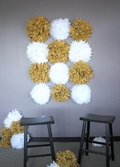 5X Tissue 4″ Paper Pom-Poms Ball Wedding Birthday Party Home Crafts Decoration