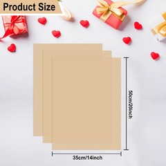 NEBURORA 100 Sheets Kraft Tissue Paper for Gift Bag 20×14 Inches, kraft