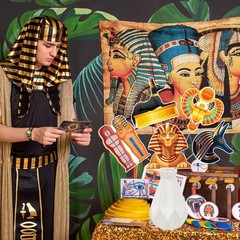 Ancient Egypt Centerpiece Sticks Egyptian Party Decorations 23PCS Multicolor