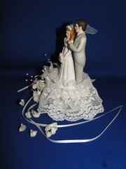 New Wilton Designer Series «Delicate Joy», Grey Tux, Wedding CakeTop # 108-640