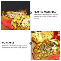 Ingot Gift Box Child Kids Toy Wealth Decorative Figurine Wedding Crafts Ornament