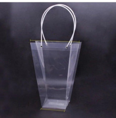 Clear Bouquet Bags With Handles ~~(3 )~ Medium 13 in ~( 4 )~ Large ~16 in