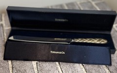 Tiffany & Co. Wedding Cake Knife or braided bread, Knife With Box