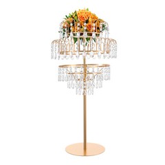 5 Tiers Tabletop Flower Stand Floor Standing Wedding For Wedding Birthday party