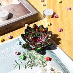 OwnMy Colorful Crystal Lotus Flower Tea Light Holder – Petals