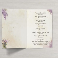 Christian Graduation Card for Her, Religious Graduation Card, Inspirational C…