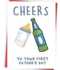 Funny First Fathers Day Cards Gift for Dad, Cute 1st Father’s Day Card Gifts …