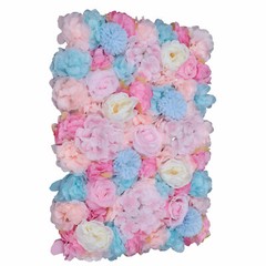 6-Pack Orchid Pink Artificial Flower Wall Panels 40×60cm Silk Backdrop