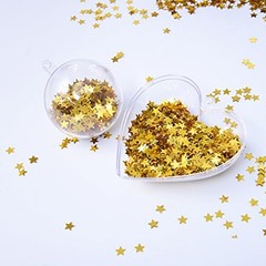 Gold Star Confetti Table Glitter Confetti Metallic Foil Stars Sequin for Grad