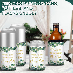 100 Pcs Wedding Party for Guests Wedding Can Cooler Sleeves Bachelorette Party G