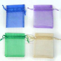 25/50/100/200pcs Organza Pouches Jewelry Wedding Party Favor Gift Bags 4″ X 3″