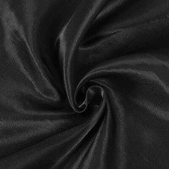 6 Black SATIN UNIVERSAL CHAIR COVER for Wedding Banquet Reception Decorations