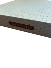 Workman Publishing Wedding Planner Organizer Blue Beige 3 Ring Binder w/Pockets