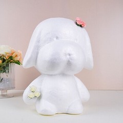 12″ White STYROFOAM PUPPY 3D Animal Model DIY Craft Decoration Party Supplies