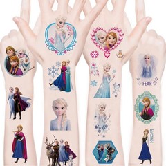 100Sheets 5 * 5 Disney Frozen Temporary Tattoos Birthday Themed Party Supplie…