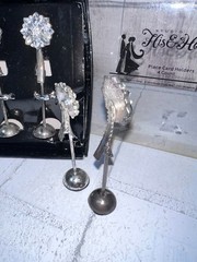 Studio His and Hers Place Card Holders Set of 4 Plus 2