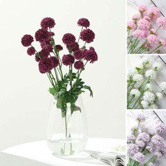 2 pcs 33″ Stem Silk Chrysanthemum ARTIFICIAL FLOWER BUSHES Party Decorations