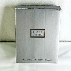 Vintage Royal Limited Silver Toned Wedding Mini Album Frame Eighty 4×6 photos