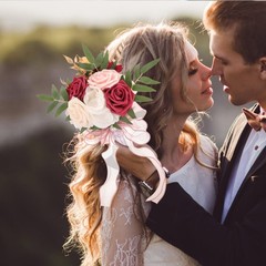 Simulation Flower Bouquet Artificial Flowers for Wedding and Party Decor