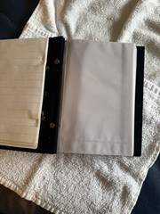 Silver Metal Slip-In Wedding Photo Album Ring Binder 4x6in