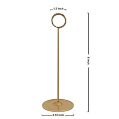 16 Pieces Table Card Holder 8 inches Table Number Holders Place Steel Card Ho…