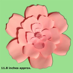 7.8/11/15 inches Paper Flowers Backdrop Wall Decoration Large Rose Flower COLORS