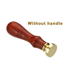 25mm Blank Wax Seals Stamp Round Sealing Wax Stamp Vintage Brass Head