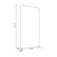 1*2m Wedding Backdrop Stand, Backdrop Frame, Backdrop Stand W/ Pink Cloth Cover
