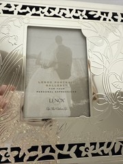 Lenox Our Wedding Silver Plated 4″ x 6″ Photo Album Holds 80 Pictures READ