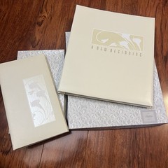VTG NIB Hallmark Calla Lilly Wedding Collection Memory Book & Photo Album Set