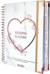 Beautiful Bridal Wedding Planner – 9″ x 11″ Wedding Planner Book and Organizer w