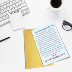 Goroar Heartfelt Father’s Day Card for Husband Boyfriend, Sentimental Father’…
