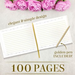 Wedding Guest Book with Pen , Guest Book , Guest Book for Vacation Home , Guest