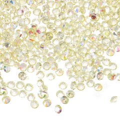 16800 Pcs Wedding Table Scatter Confetti Diamond, 3mm Fake Diamond(Light Yellow)