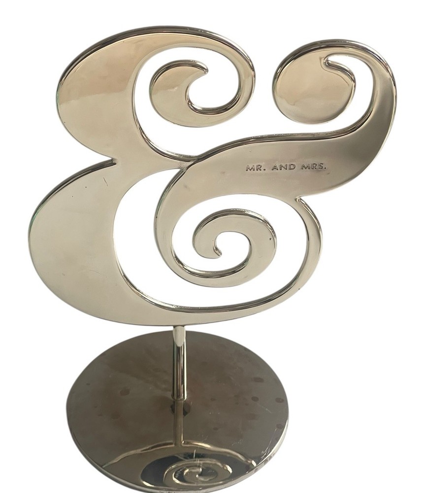 Kate Spade | Lenox Darling Point Wedding Cake Topper | Decor | Mr. & Mrs. Shiny