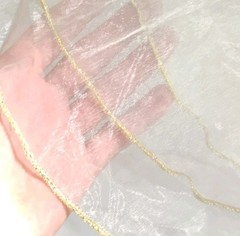 Placemats Satin Gold Trimmed Oval Shimmering Lot Of 3 Wedding Decorations