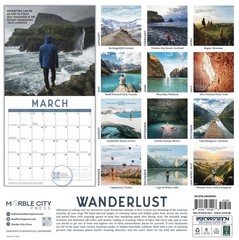 Wanderlust 2026 Calendar | 2026 Wall Calendar | Monthly Planner | Planner 202…
