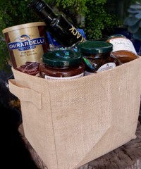 Natural Burlap Storage Utility Laminated Basket 9″ x 9″ x 7″ – Lot 1 or 6 bags